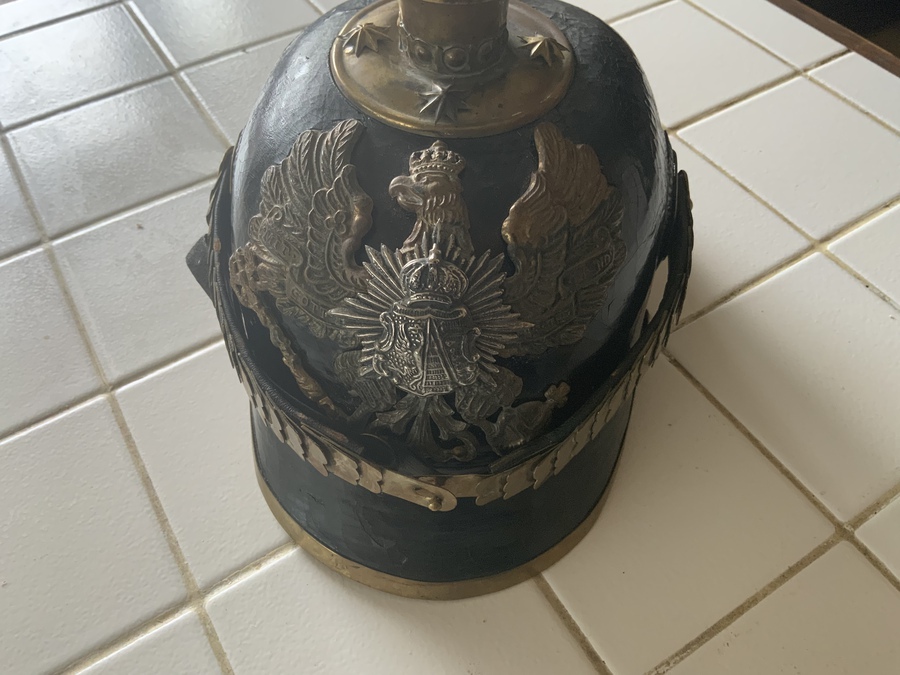 Antique Imperial German Officers Helmet