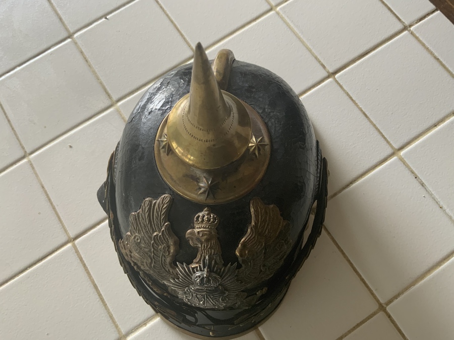 Antique Imperial German Officers Helmet