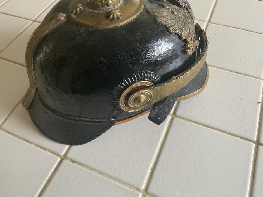 Antique Imperial German Officers Helmet