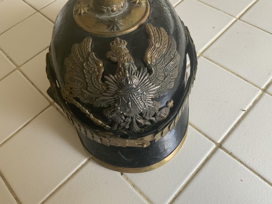 Antique Imperial German Officers Helmet