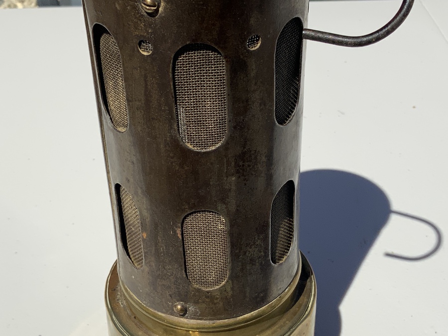 Antique Rare Cornish Tin Miner’s Lamp