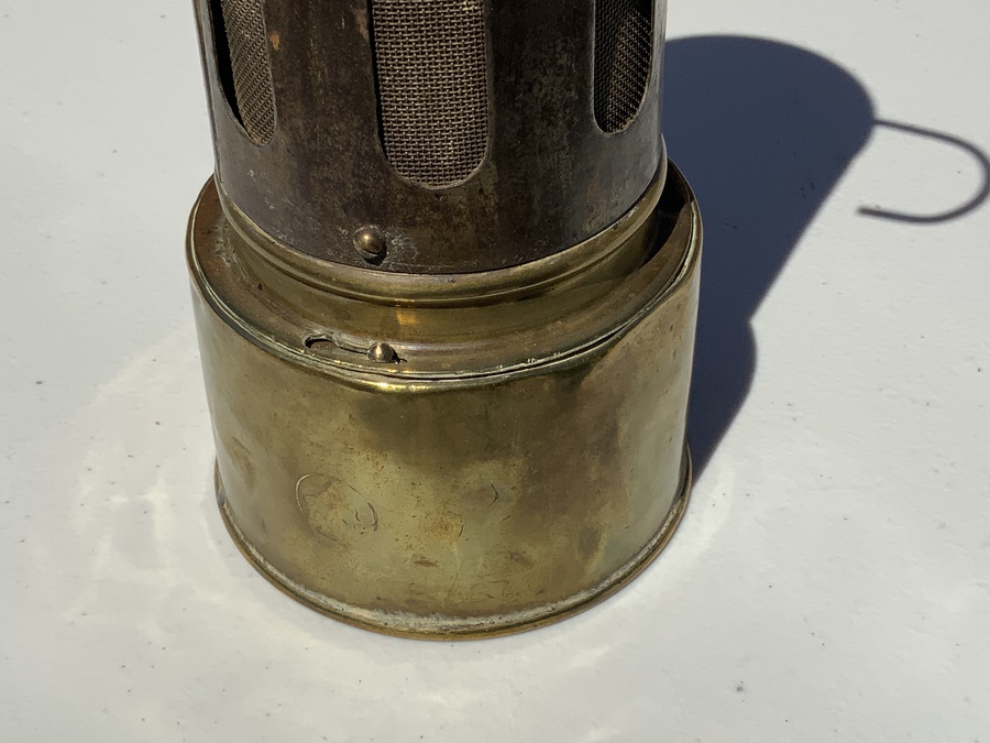 Antique Rare Cornish Tin Miner’s Lamp