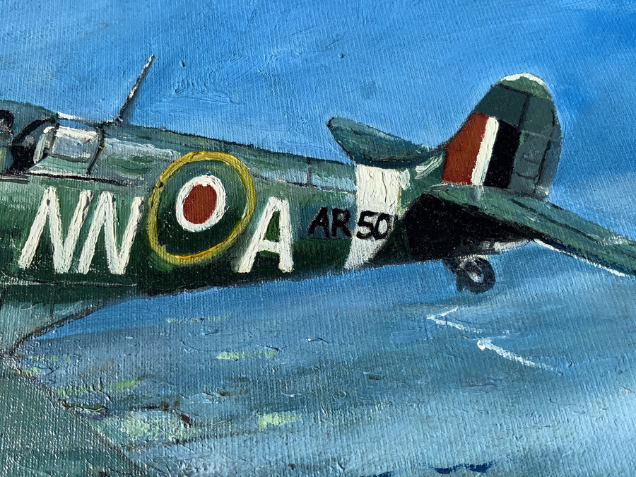 Antique Spitfire by Bateman