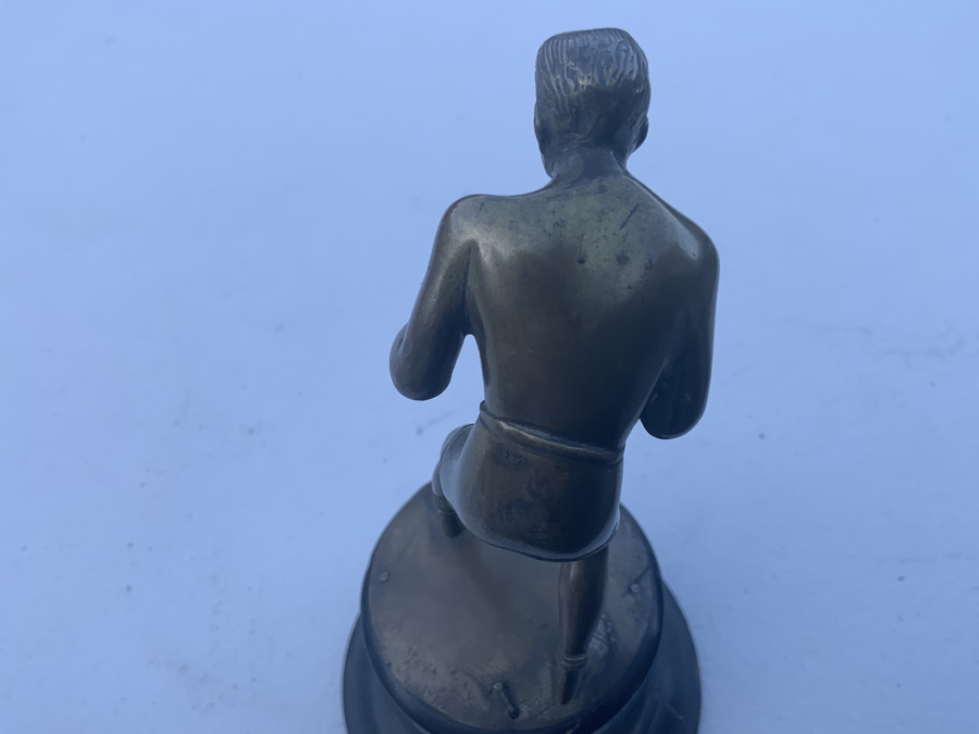 Antique Bronze figure of Boxer ' Jack Dempsey 