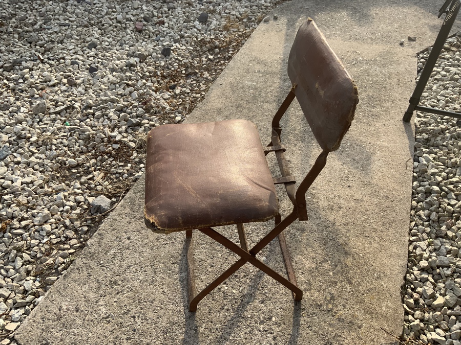Vintage folding child’s chair original condition