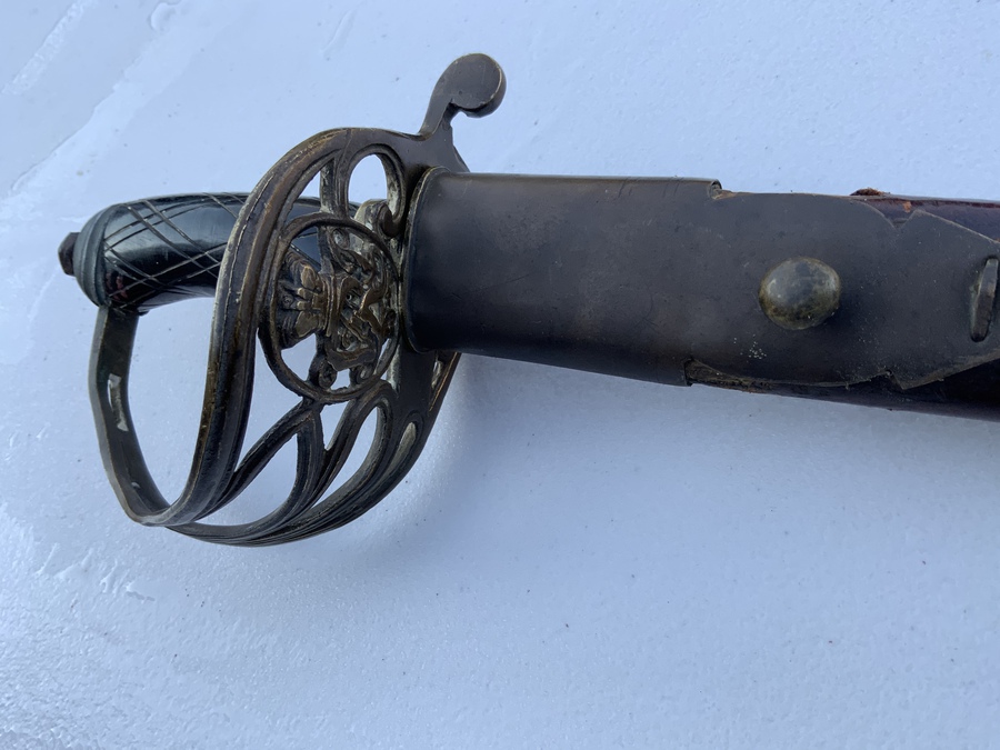 Antique British officers Sword/side arm dated 1835 Interesting item