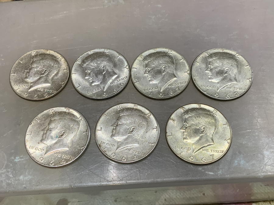 American JFK HALF DOLLARS COINS