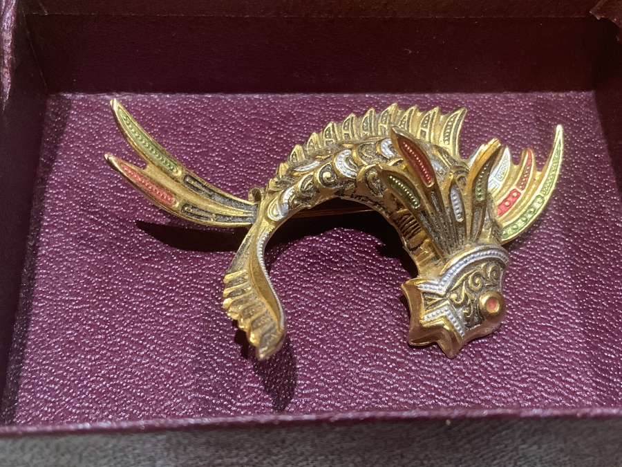 Ladies refined Marlin Brooch