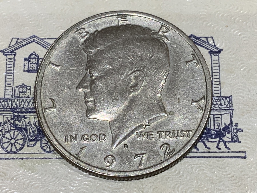 USA HALF DOLLAR COIN 1972