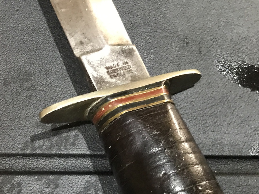 Antique Fighting Knife Will Rogers Sheffield 
