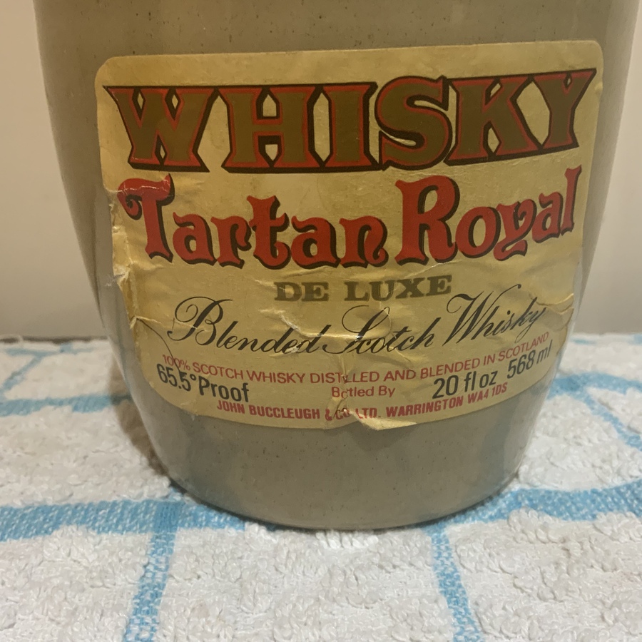 Antique Tartan Royal rare Whiskey Flagon