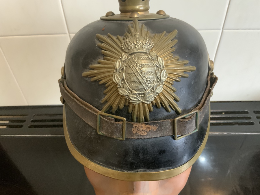 Antique Imperial Germany Officers Helmet of the Great War