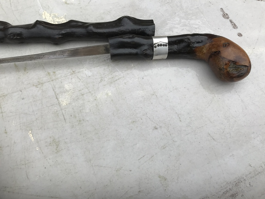 Antique Irish Blackthorn walking stick sword stick The Best of the Best