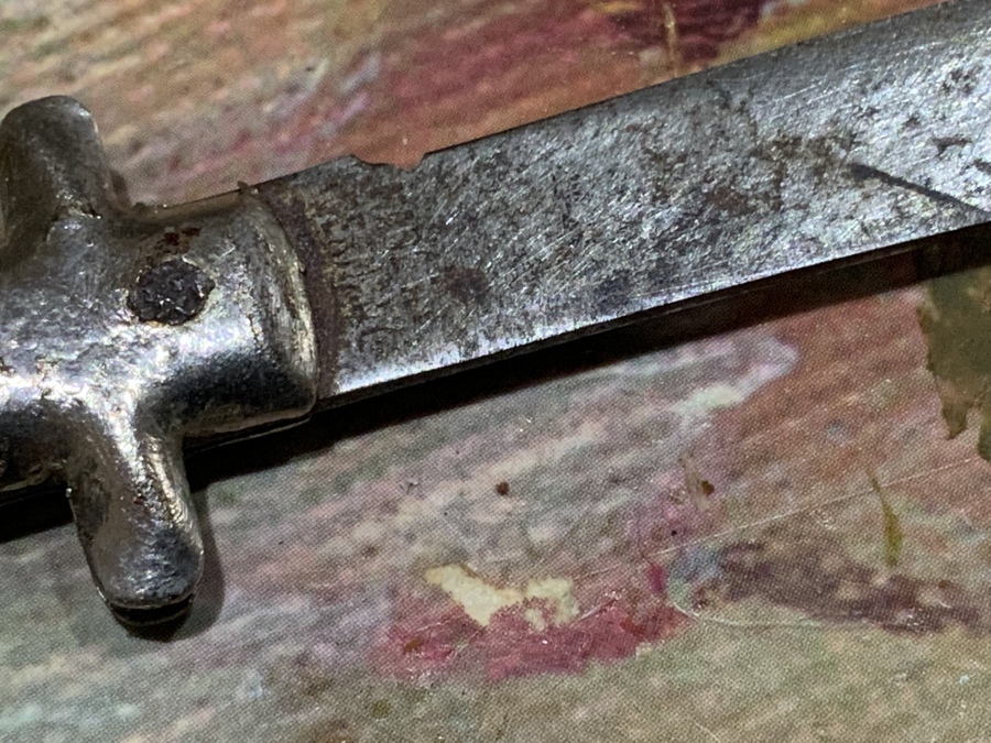 Antique Vintage dagger paper knife, European 
