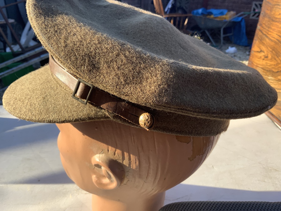 Antique British army soldiers late war hat
