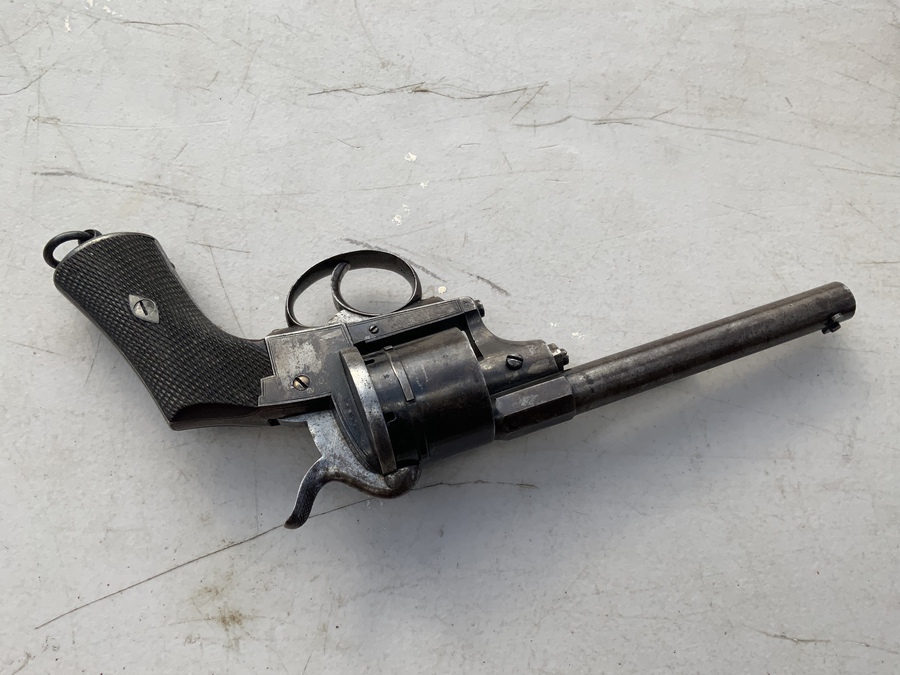 Antique Revolver pin fire single action .44 