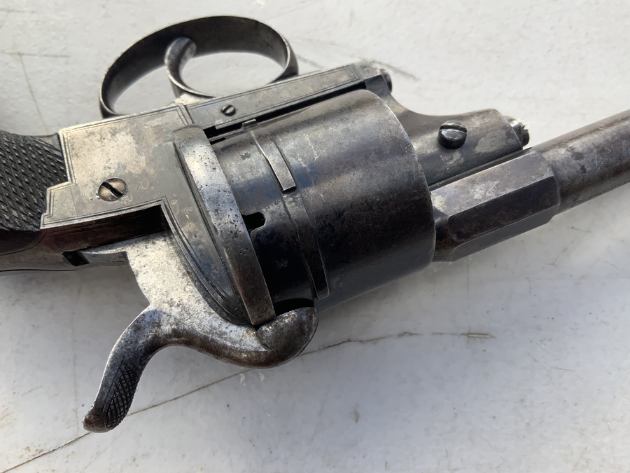 Antique Revolver pin fire single action .44 