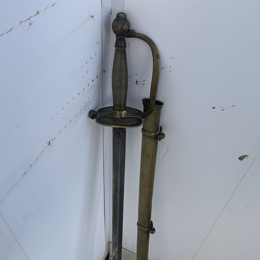 Antique Sword & Scabbard late 18th century Spadoon