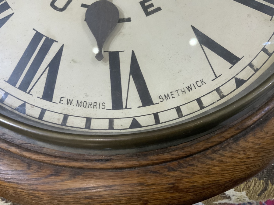 Antique Mitchell & Butlers wall clock 