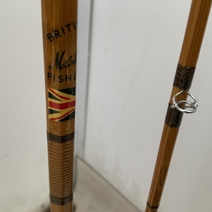 Antique Vintage Martin James Split Cane 9ft Fly Rod