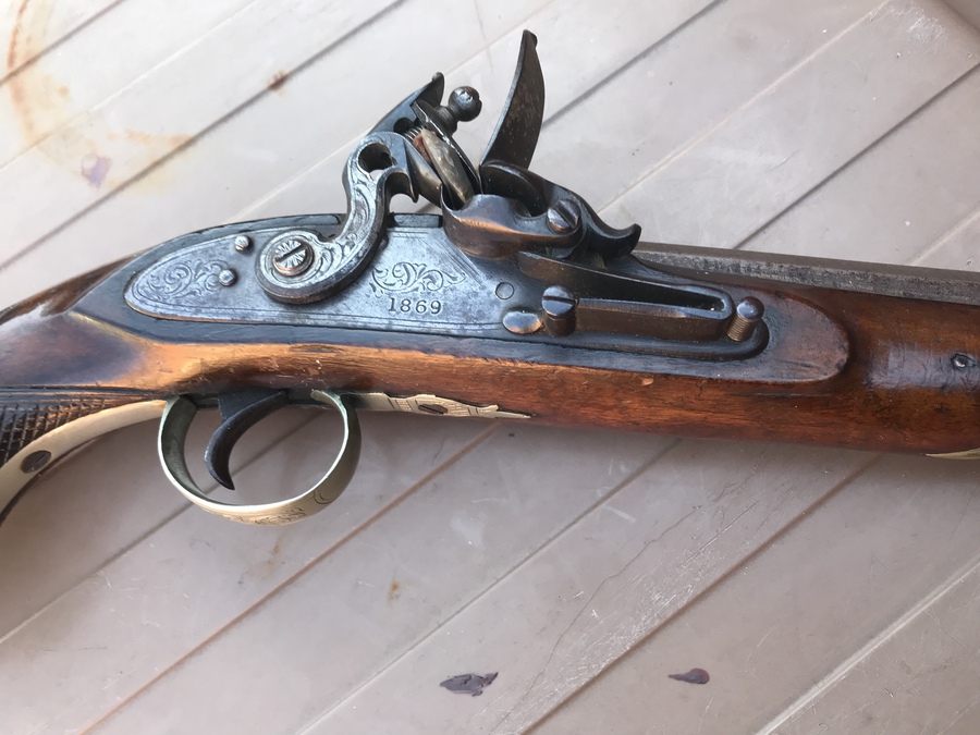 Antique Dublin Castle Flintlock pistol 