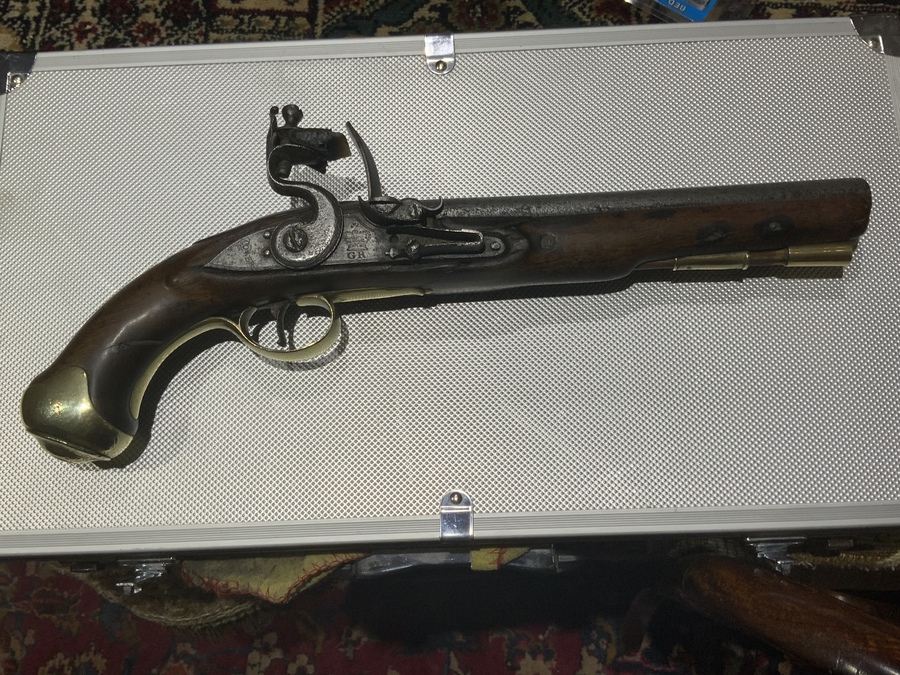 Henry Nock Senior 1775 Dragoon Flintlock Pistol