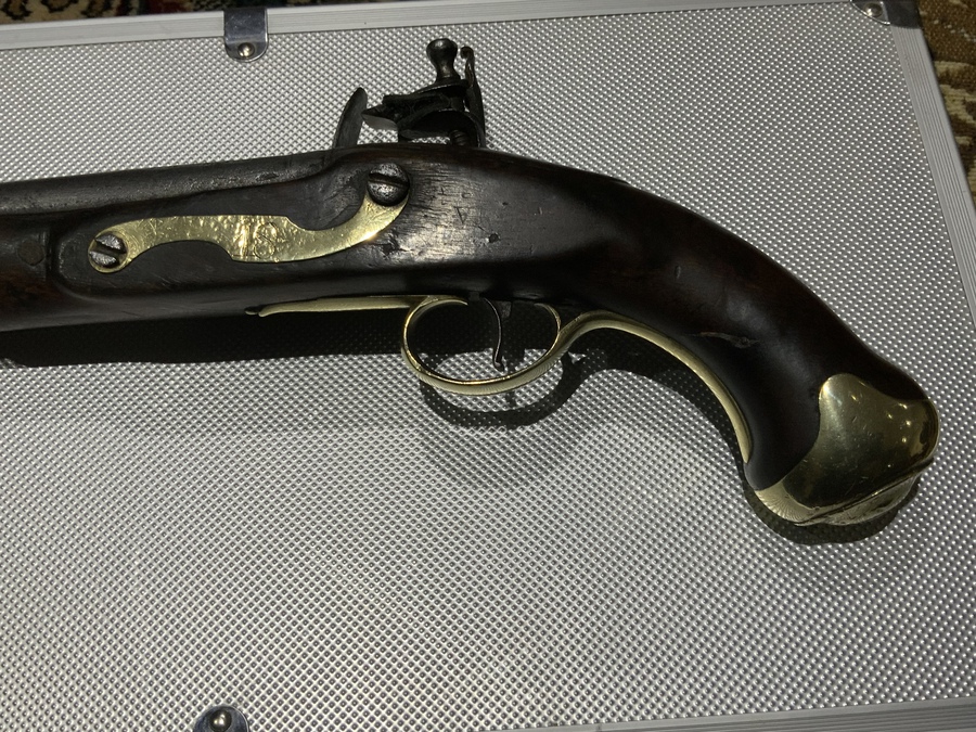 Antique Henry Nock Senior 1775 Dragoon Flintlock Pistol 