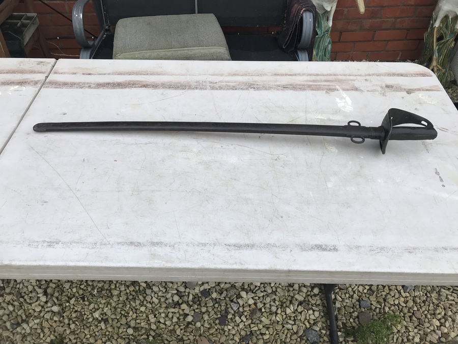Antique British Heavy Cavalry Sword late Victorian