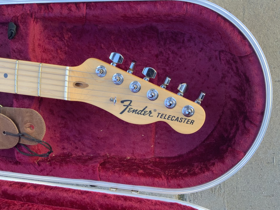Antique Fender Guitar and Fender Amplifier 