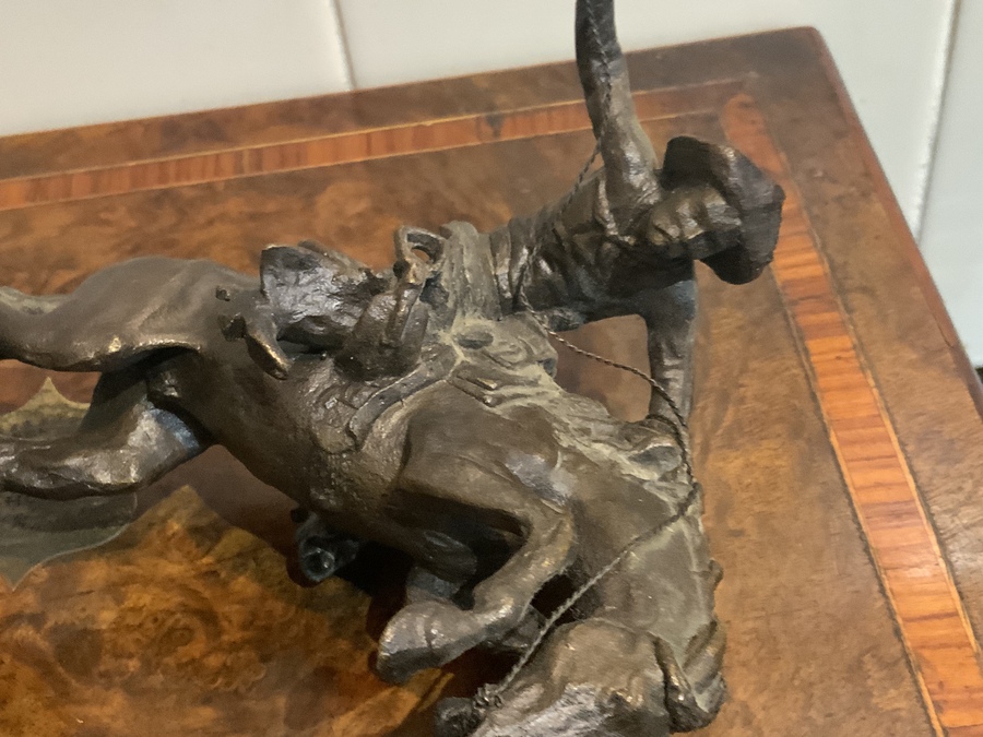 Antique “ Rider’s On The Plains “ Remington Bronze