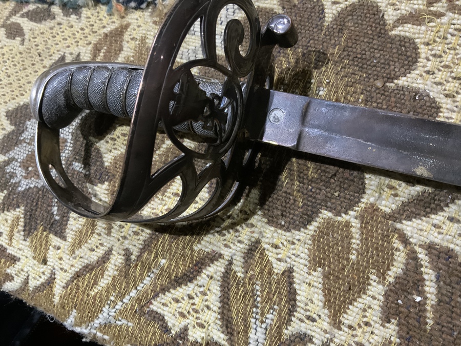 Antique British Officers Sword Victorian