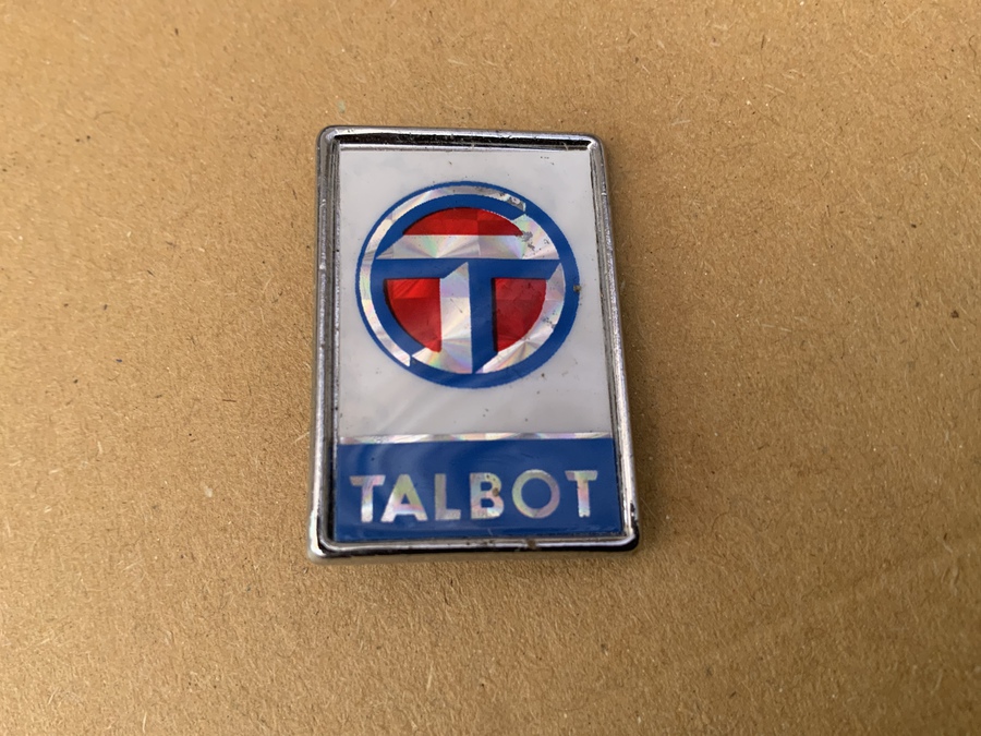 Vintage car badge 1950’s TALBOT