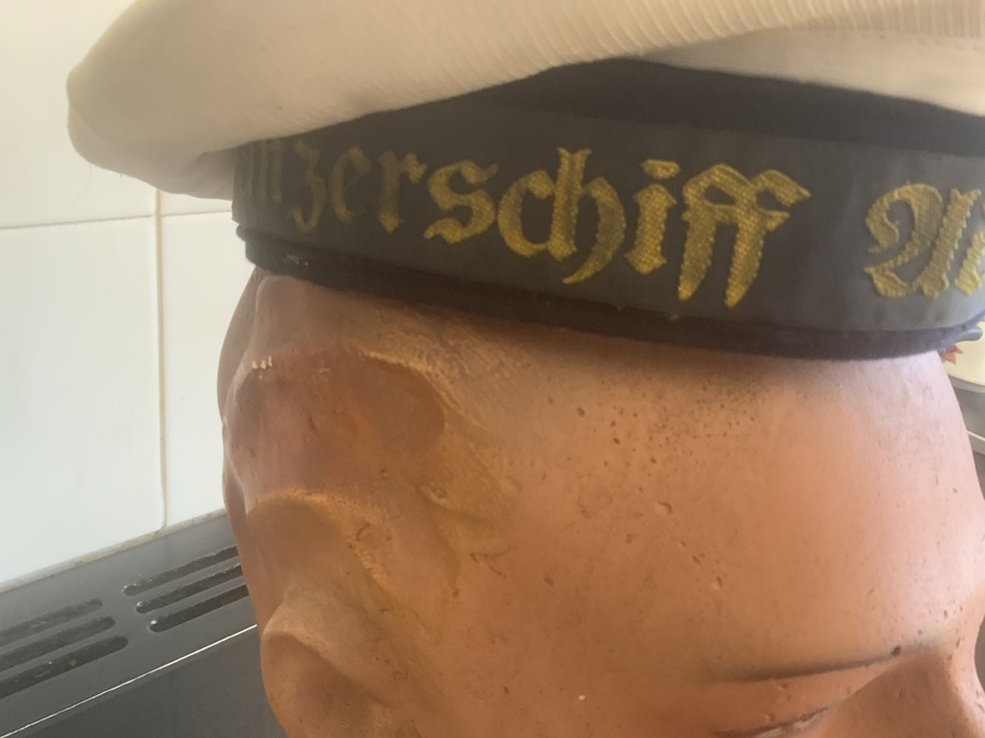 Antique Admiral Scheer sailors hat