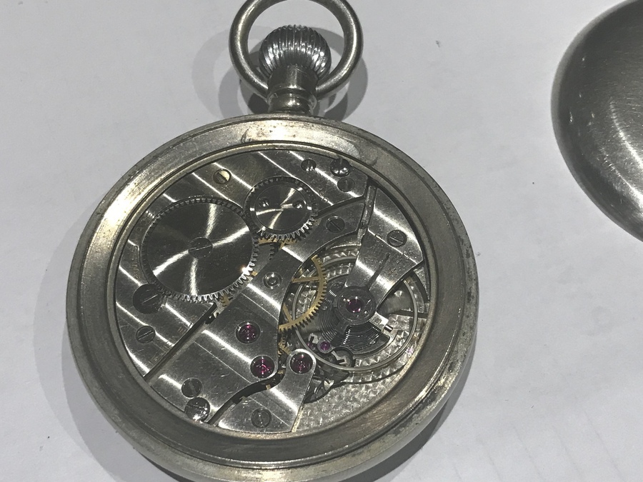 Antique Pocket watch military officers 