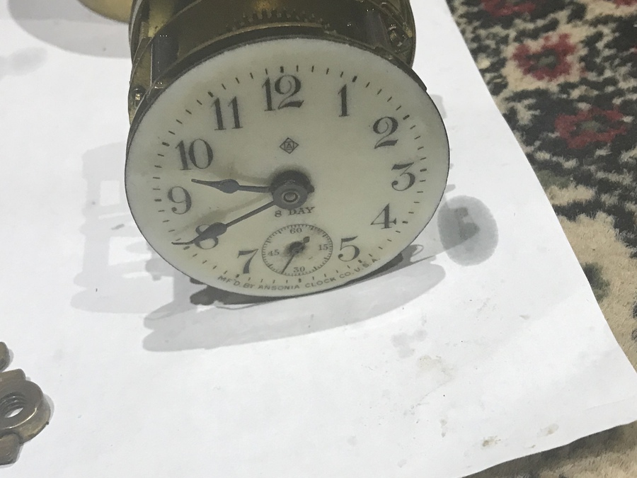 Antique Guys Cliff Hospital Nurse Jenkins Clock 1916