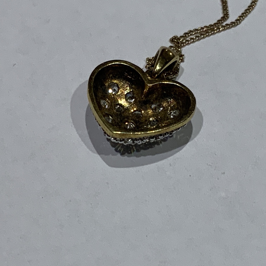 Antique Gold & Diamonds ladies necklace 