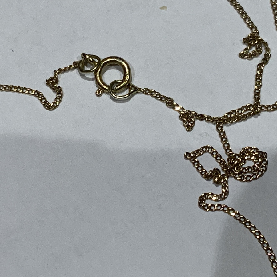 Antique Gold & Diamonds ladies necklace 