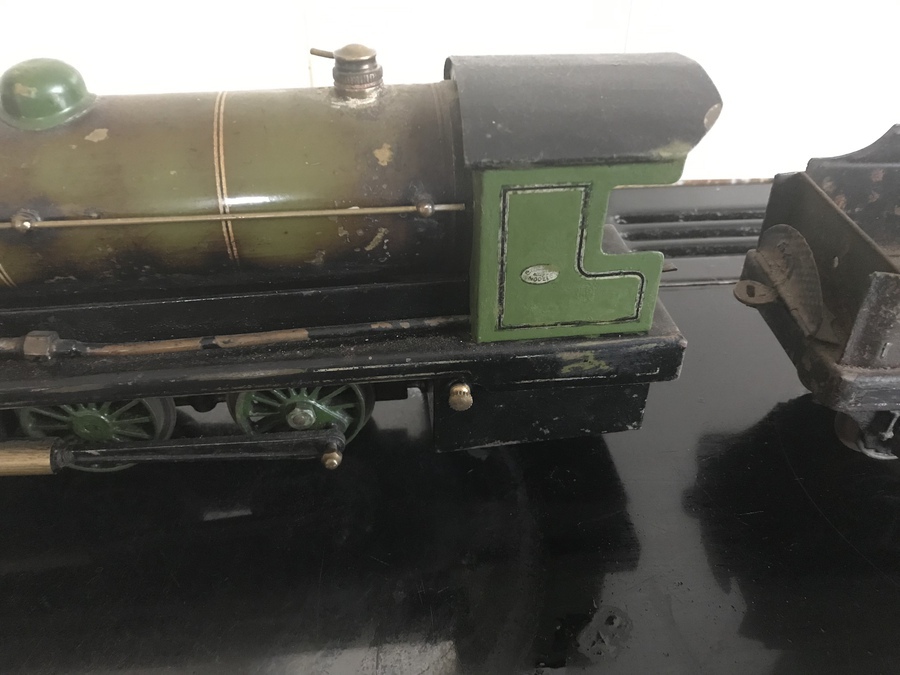 Antique Steam Locomotive & Tender