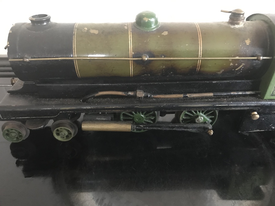 Antique Steam Locomotive & Tender