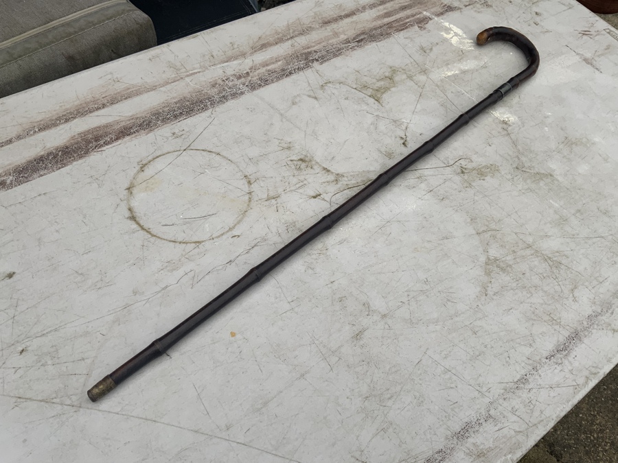 Antique Brigg of London 1894 gentleman’s walking stick sword stick 