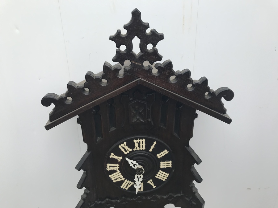 Antique Cuckoo Clock Black Forest Victorian 