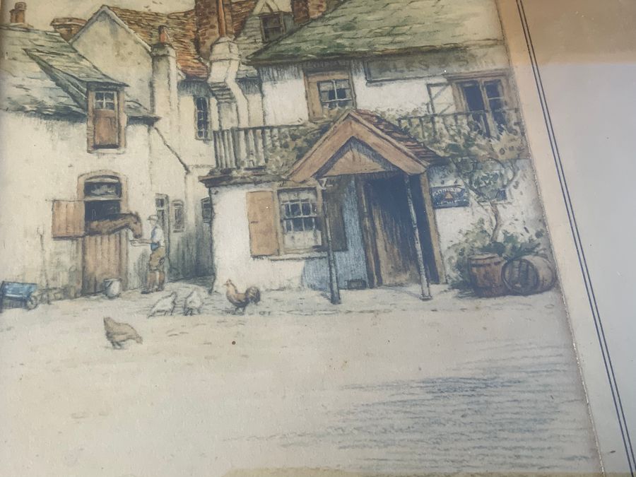 Antique Featherstone Robson pair of watercolours