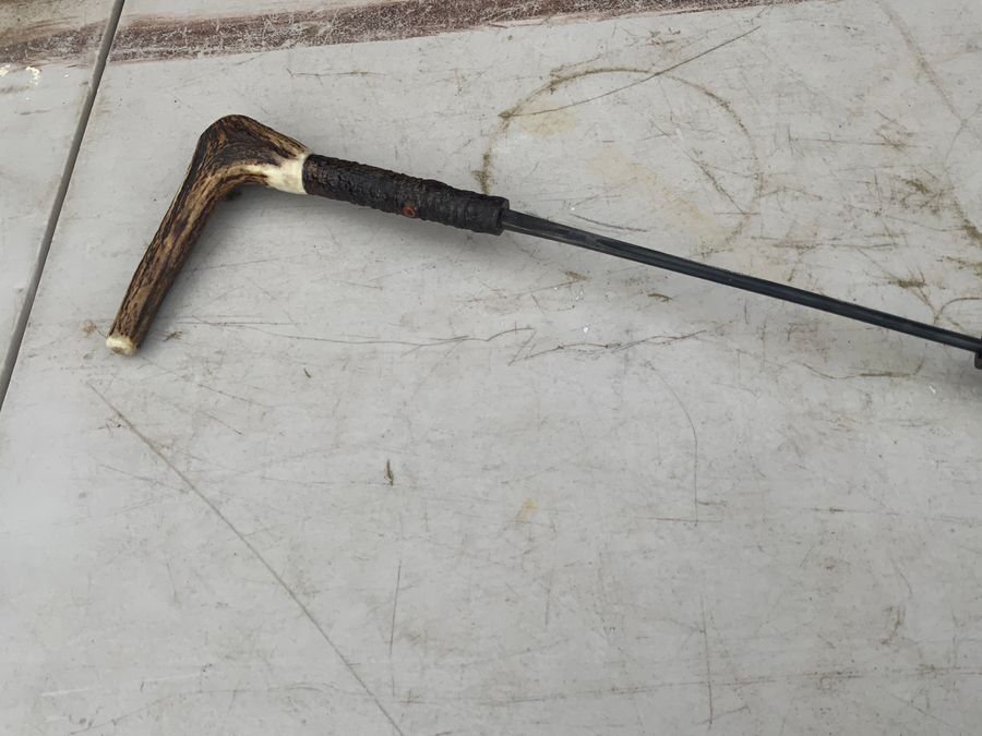Antique Fantastic Holly Wood Gentleman’s walking stick sword stick 