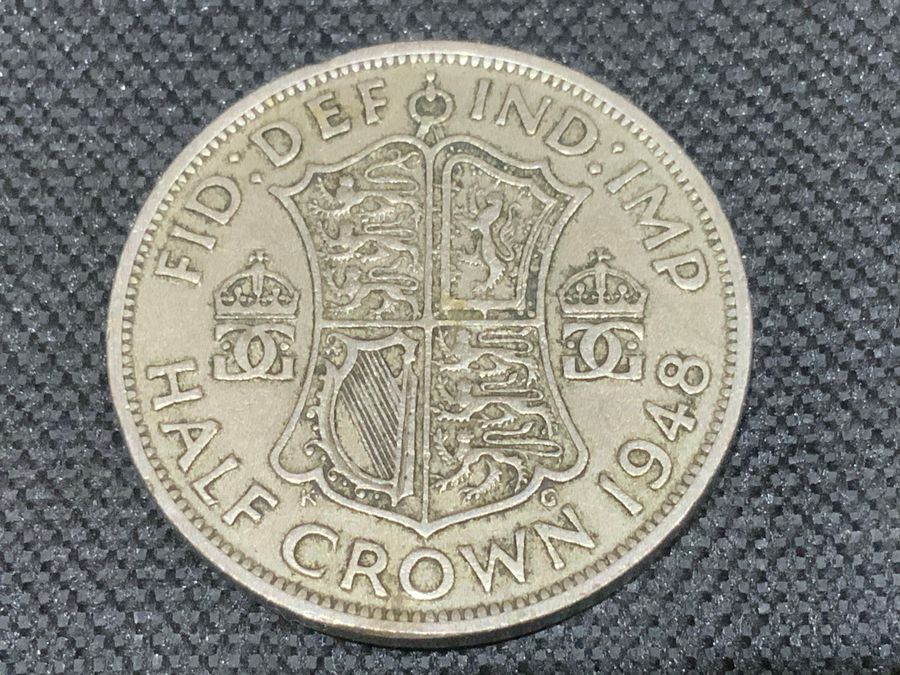 Antique Half crown GRV1 1948