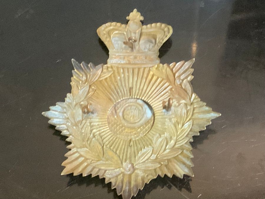 Antique Victorian Scottish Regiment Cap Badge