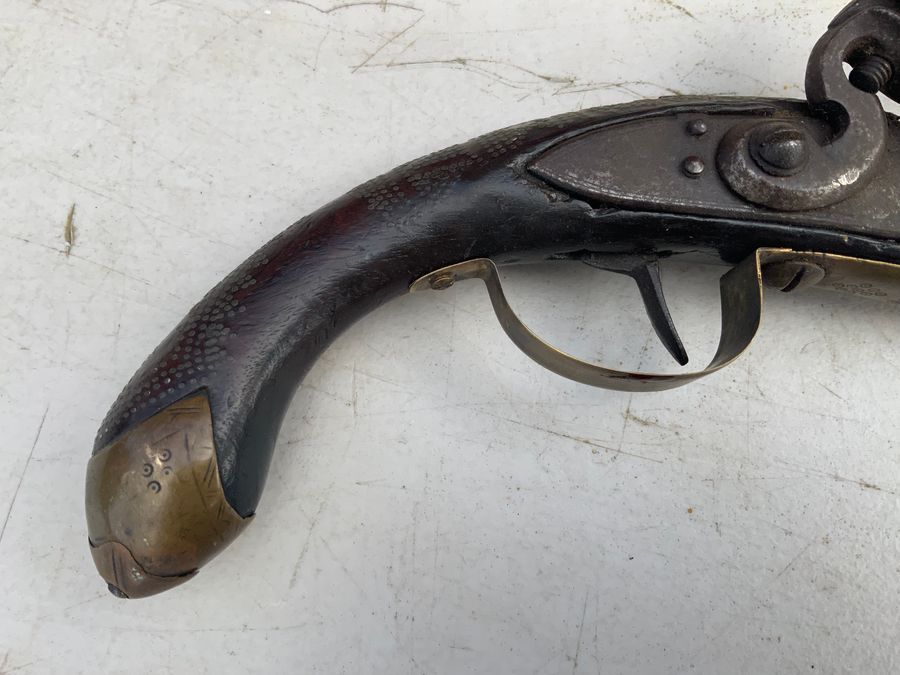 Antique Flintlock Pistol Far Eastern Origins