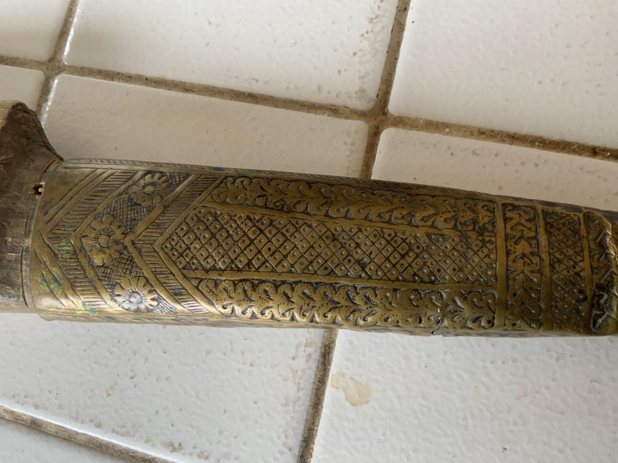 Antique Tribal Dagger Far Eastern origins.