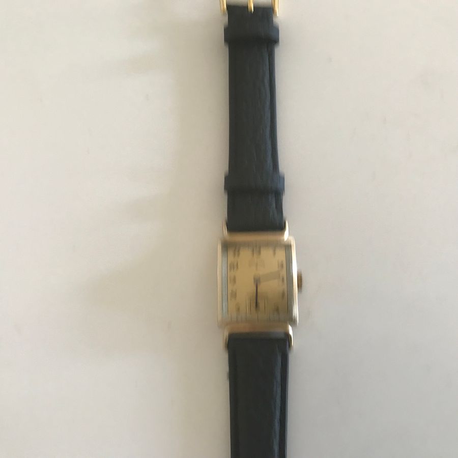Antique Lord Elgin Gold cased man’s Wristwatch 