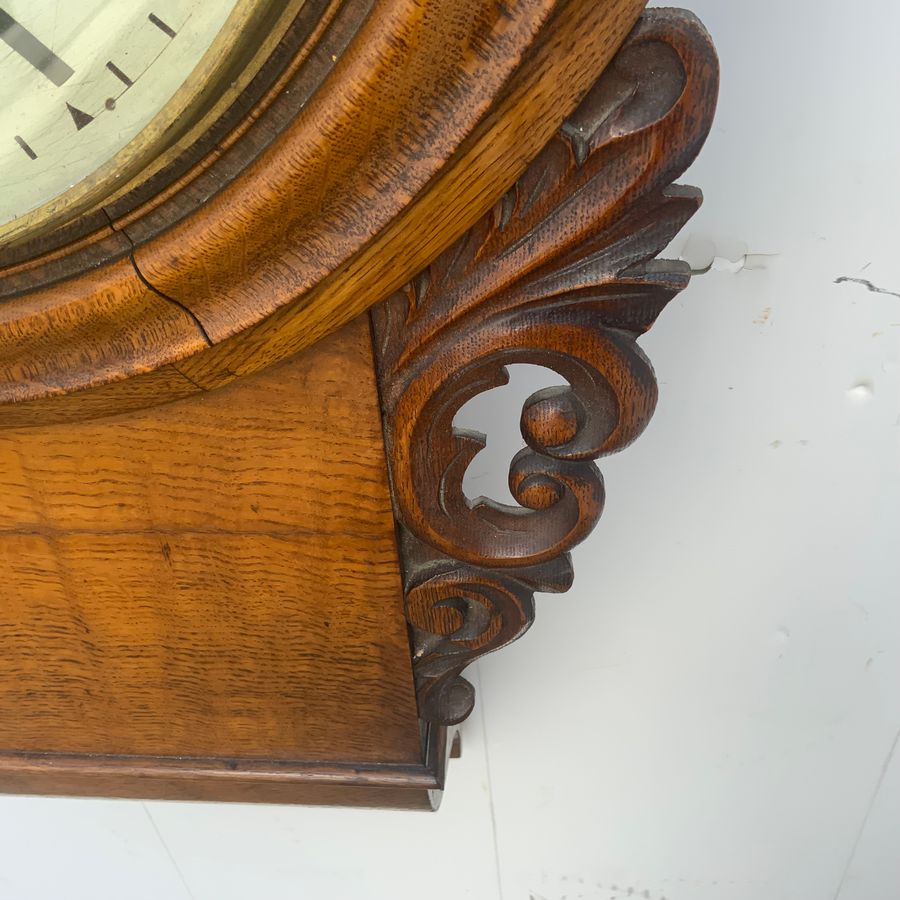Antique Large Drop Dial Wall clock