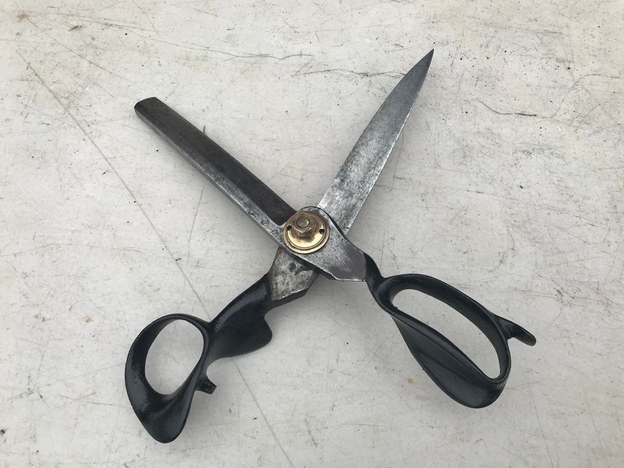Antique Taylor/seamstress huge scissors 
